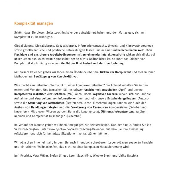 Kalender "Komplexität managen" – Bild 3