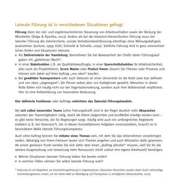 Kalender "Laterale Führung - Erfolgreich seitlich führen" – Bild 5